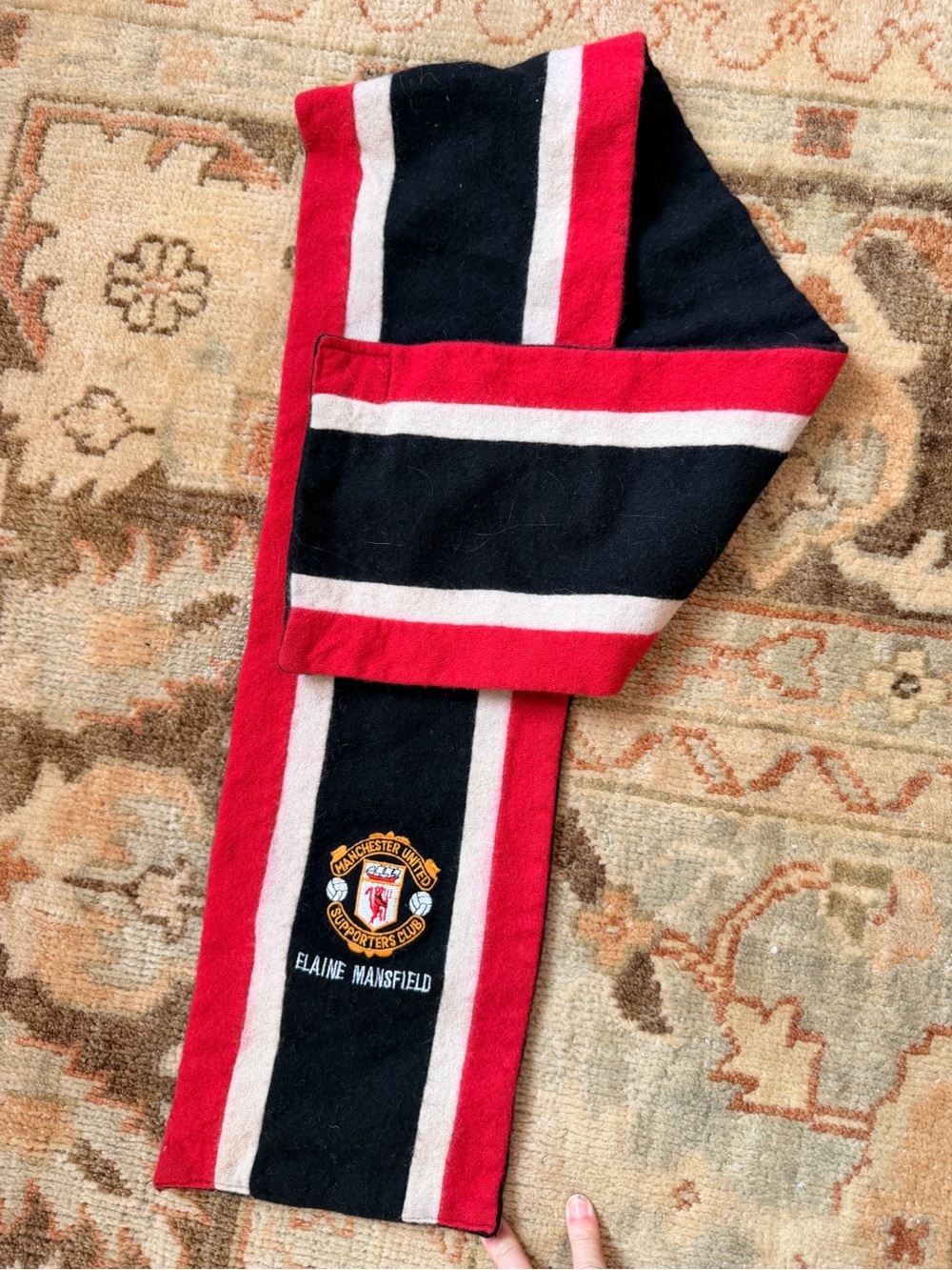 Vintage from Japan Manchester United Black, Scarf